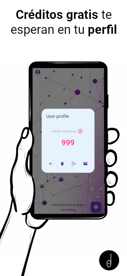 Perfil y saldo de créditos de traducción en BuddyLingo