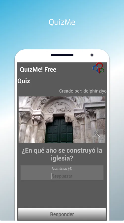 Pregunta de QuizMe! sobre una iglesia, con respuesta numérica