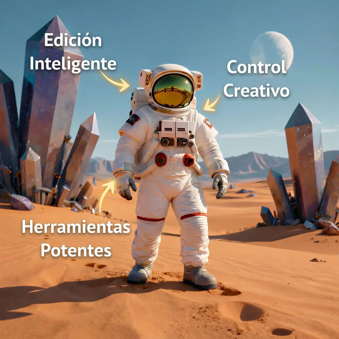 La misma imagen promocional con los textos traducidos al español