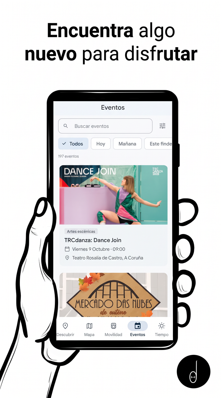 Agenda de eventos de Pocket Coruña