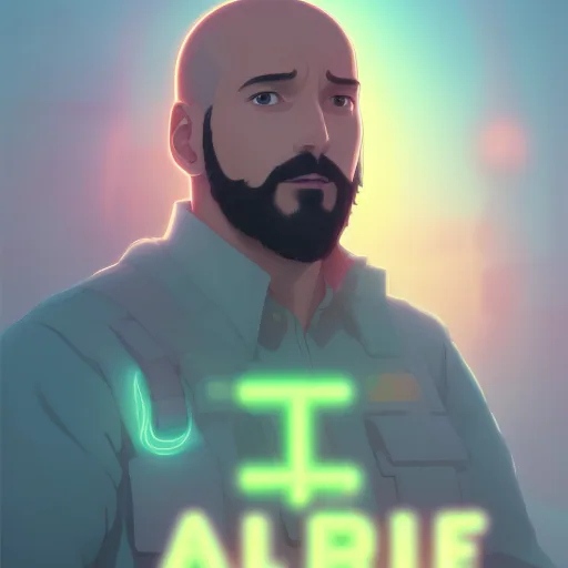 Una imagen de Alberto Méndez generada con Stable Diffusion