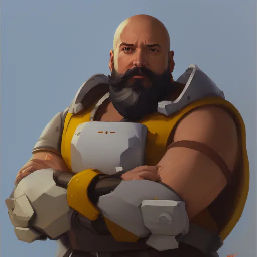 Alberto Méndez como un personaje de Overwatch