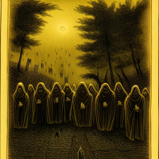 The procession of souls that announced death and sought the souls of the living to take them to the other world.