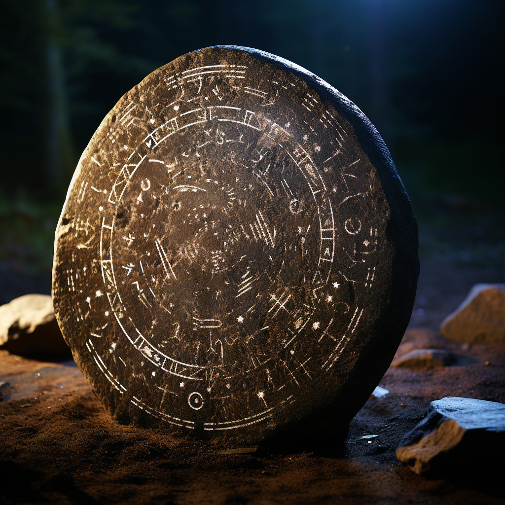 Analysis of the stone unveiled a deep-seated cosmic secret, etched in an alien script, which, when deciphered, conveyed a profound realization: mankind's inherent link to the universe, and its timeless mysteries